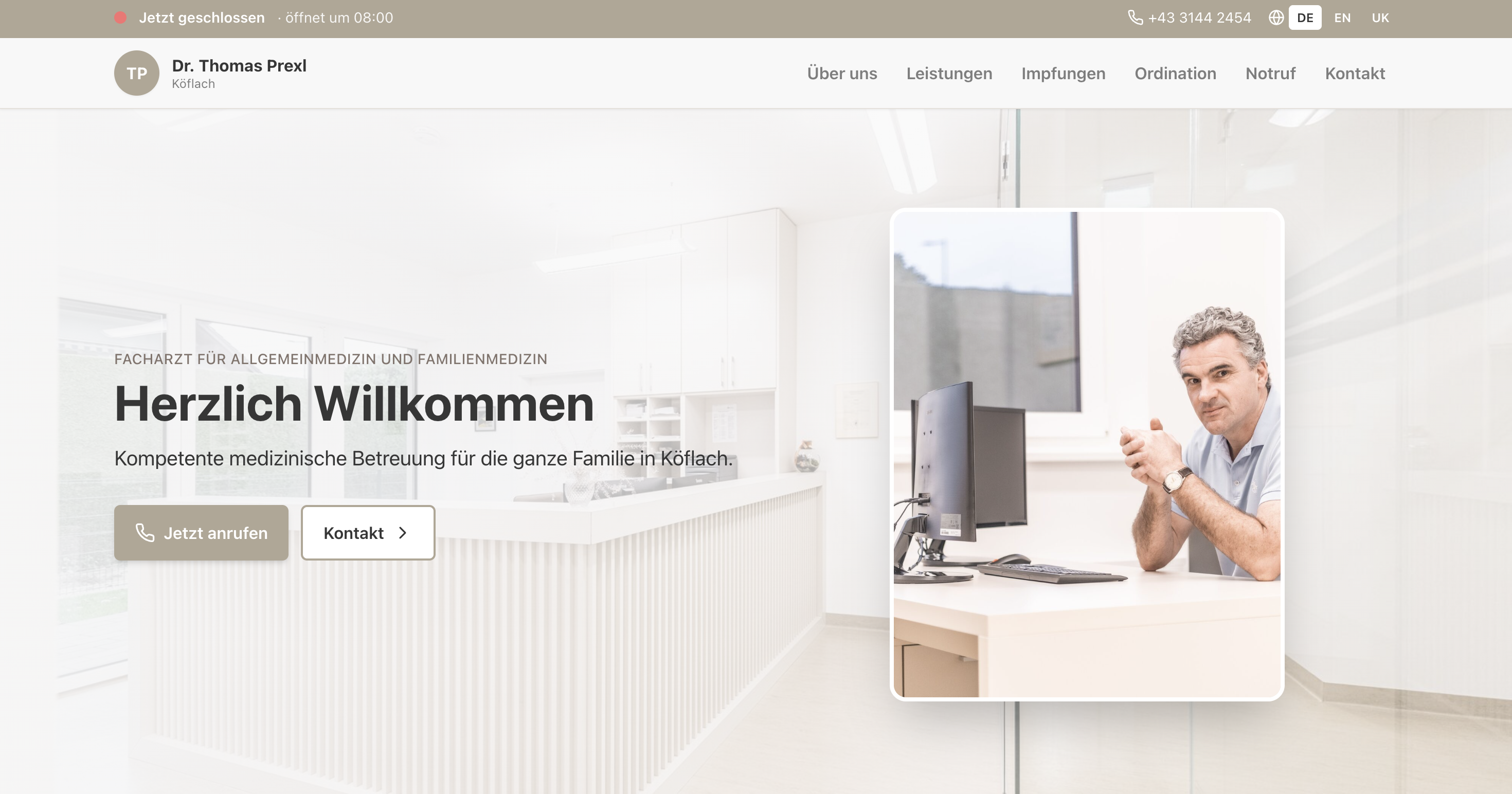 Website Dr. Prexl