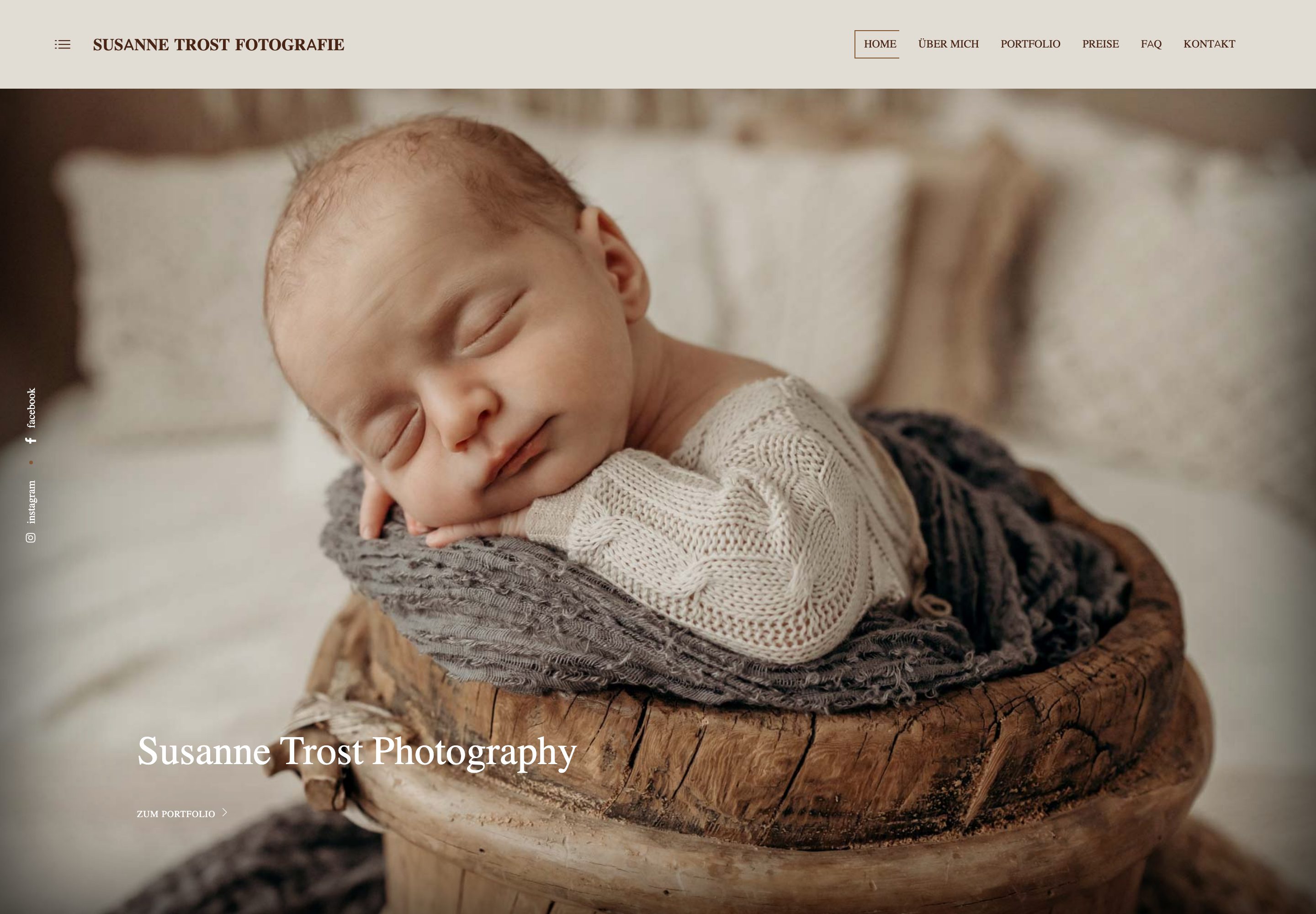 Website Susanne Trost Fotografie